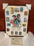 Topps Joe Namath Commemorative Sheet 2938 of 4000 made either COA