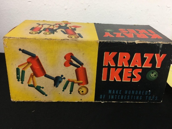 Vintage Toy Krazy Ikes and kit house