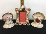 SEA SHELLS PICTURE FRAME 9?x7?