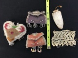 Antique Beads Beaded purse Flowers~Native American Indian