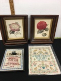Vintage frame Counted Cross Stitch 11?x9?