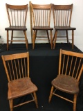 5x-Antique bamboo chairs