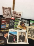 magazines, newspapers the John F. Kennedy book