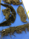 Vintage horse Hair and pieces of leather