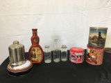 Vintage Empty Bottles Glass and Tin Coca-Cola