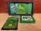 John Deere License plate clock, Light switch cover and Pewter Picture frame
