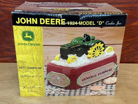 John Deere Model D Tractor cookie Jar