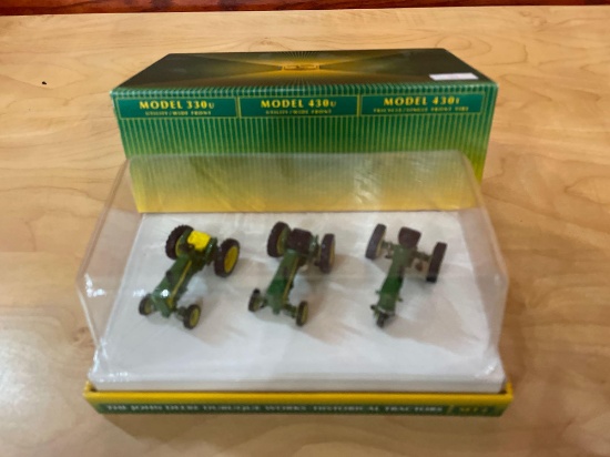 1/64th Ertl John Deere Dubuque Works 330 and 430 tractors set