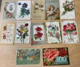 Lot of 12 Early 1900s Post cards