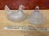 2x-Hen on and Nest and Avon Covered dish