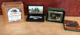 John Deere Pocket knife and Harvest Heritage Metal collectors cards