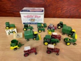 1/64th John Deere and MF toys