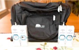 Tournament club of Iowa Gift Pack New gym bag/tote and four sleeves of Callaway Supersoft golf