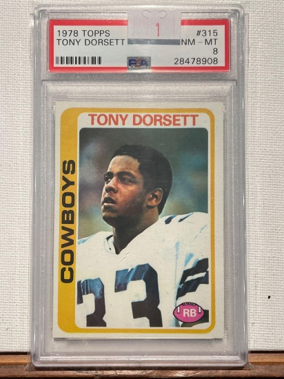 1978 Topps Tony Dorsett PSA 8