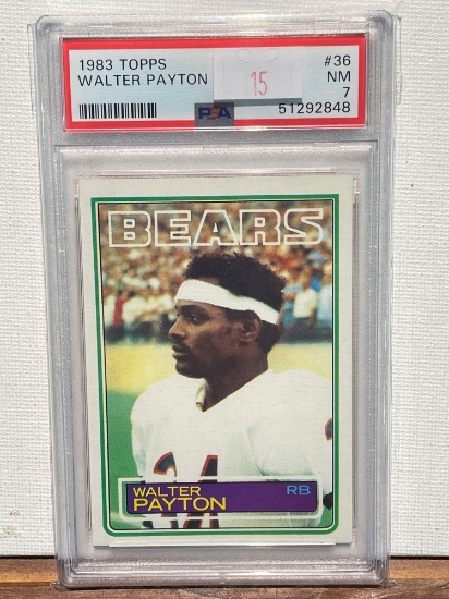 1983 Topps Walter Payton PSA 7