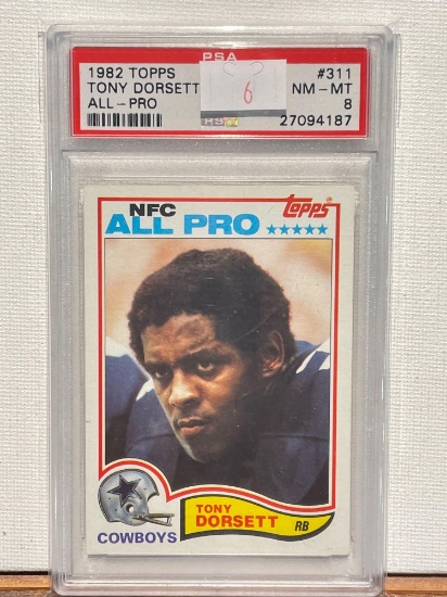 1982 Topps Tony Dorsett PSA 8