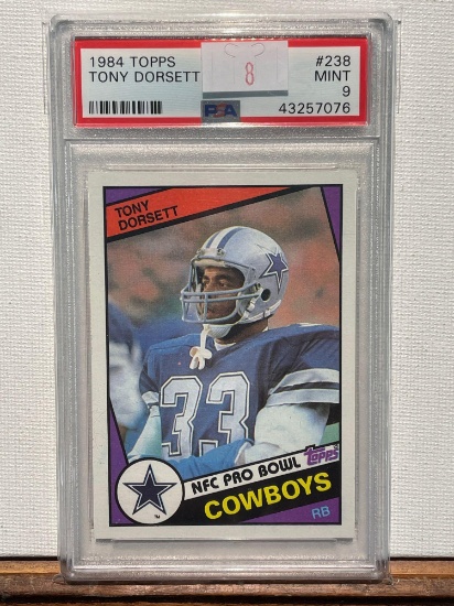 1984 Topps Tony Dorsett PSA 9