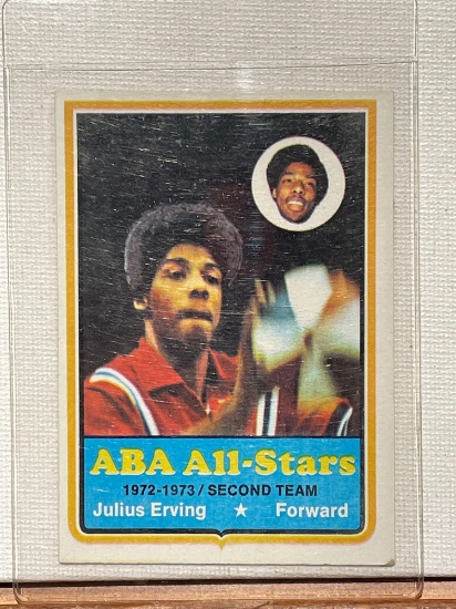 1972-73 Topps Julius Erving ABA All Stars