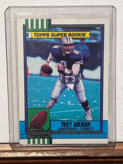 1990 Topps Troy Aikman Super Rookie