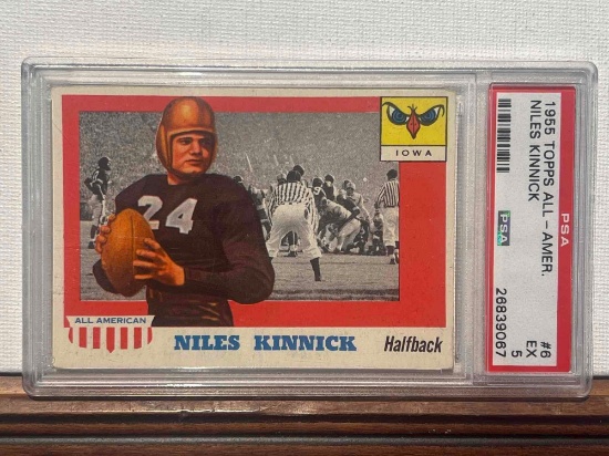 1955 Topps Niles Kinnick PSA 5