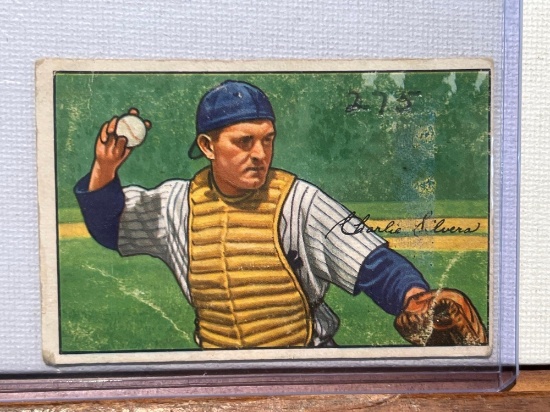 1952 Bowman Charlie Silbera