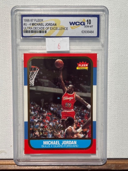 96-97 Fleer Michael Jordan Ultra Decade of Excellence WCG 10