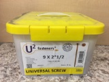 #12 Fastener?s universal screw 9x2 1/2? 2600 pcs