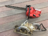Skilsaw super duty and Chainsaw