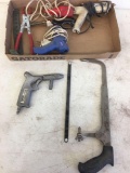 Air sand Blaster, hand saw and more