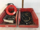 Organizer with clamps and Wire tape