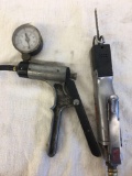Air Tools pressure gauge and Reciprocating saw