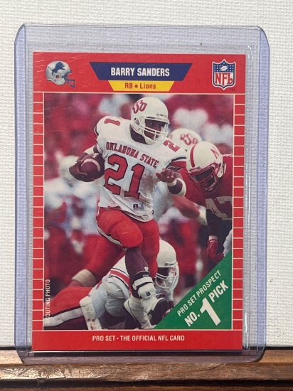 1989 Pro Set Barry Sanders Rookie