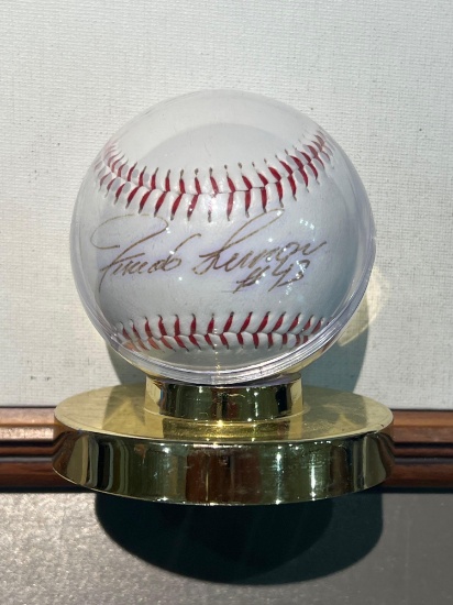 Fernando Lunar Autographed Baseball with COA from 2005 Iowa Cubs