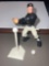 Cal Ripken Jr Figurine that hits baseballs