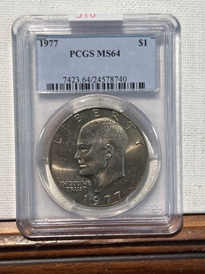 1977 Eisenhower Dollar PCGS MS64