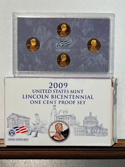2009 Lincoln BiCentennial 1 cent proof set