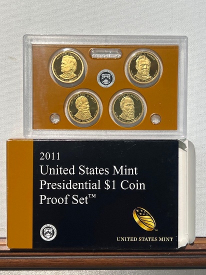 2011 Presidential 1 dollar proof set