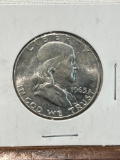 1963 Franklin Silver 1/2 dollar UNC