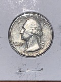 1964-D Washington silver quarter