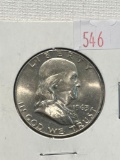 1963 Franklin Sliver Half Dollar