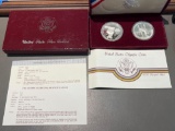1984 Silver Dollar Olympic Coins Set