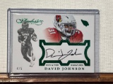 2017 Flawless David Johnson Autograph card 4/5 Green