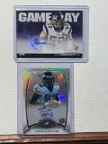 2011 Topps Chad Greenway and 2012 Marvin McNutt Autographed Cards