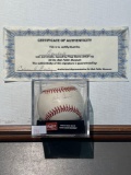 Yogi Berra Autographed Baseball with COA from Bob Feller Museum