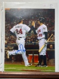 Trevor Plouffe and Brian Dozier Autographed photo 8x10 Obtained through Twin Cities Sports