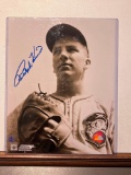 Ralph Kiner Autographed photo 8x10 Obtained at Bob Feller Museum