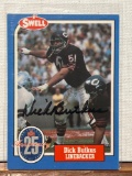 1988 Swell Dick Butkus Autographed Card Obtained by seller through mail