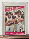 1966 Topps Buc Belters Willie Stargell and Donn Clendenon