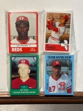 4x-1980, 1983, 1984 and 1985 Cedar Rapids Reds Team sets