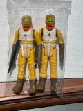 1980 Star Wars Bossk BountyHunter Action Figures . One with weapon ? One without weapon